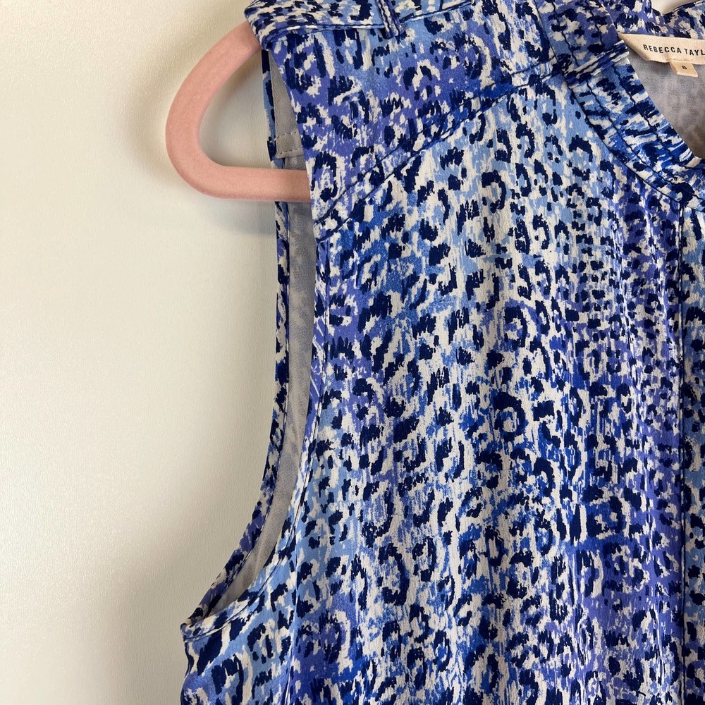 Rebecca Taylor Leopard Fever Romper, Size 8 - Picture 5 of 16